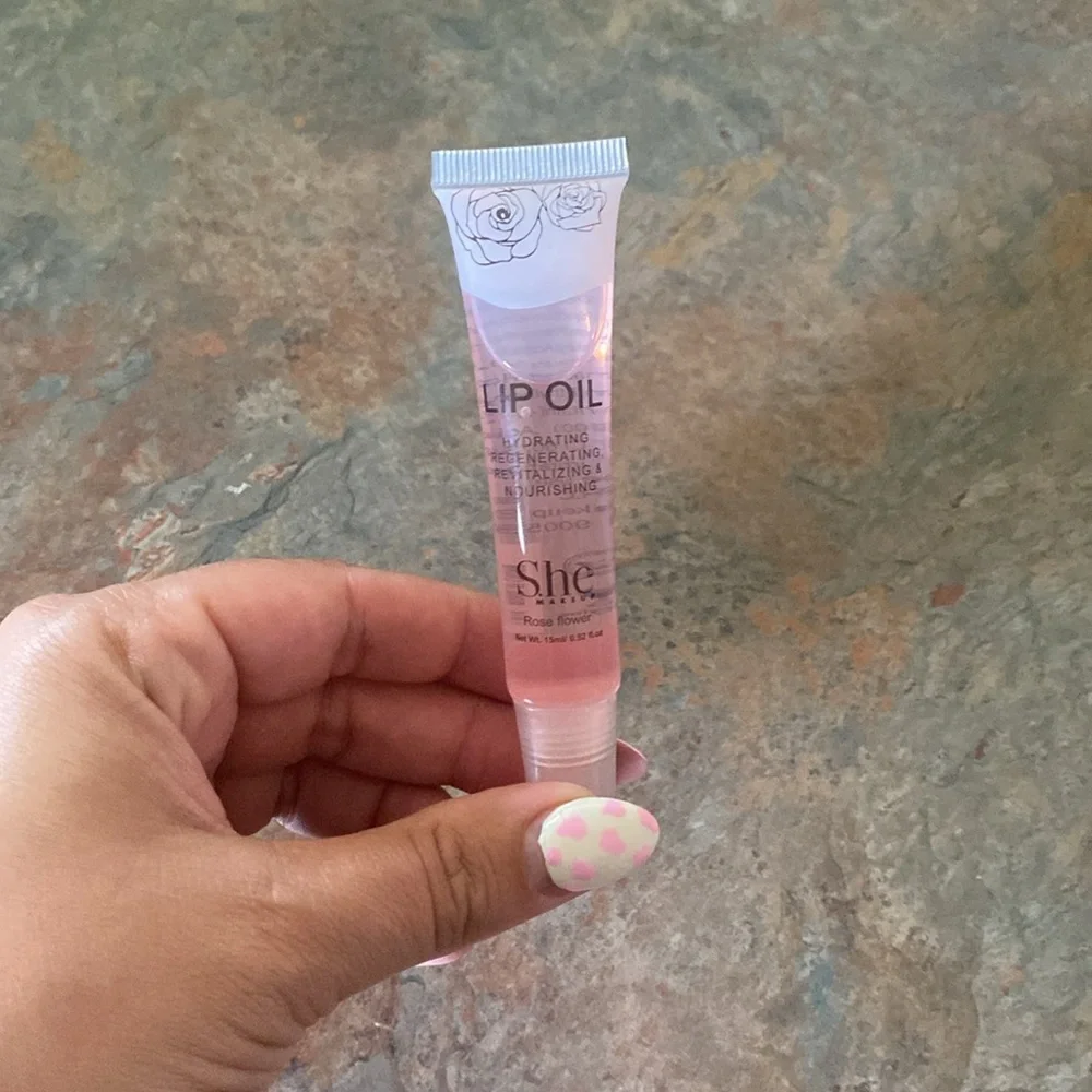She Makeup- Lip Oil - Rose Flower NWOT